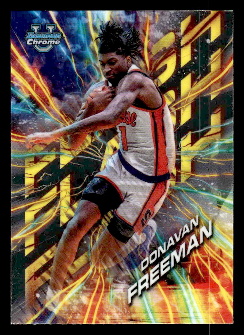 2024-25 Bowman University Chrome #FL-16 Donavan Freeman Flash