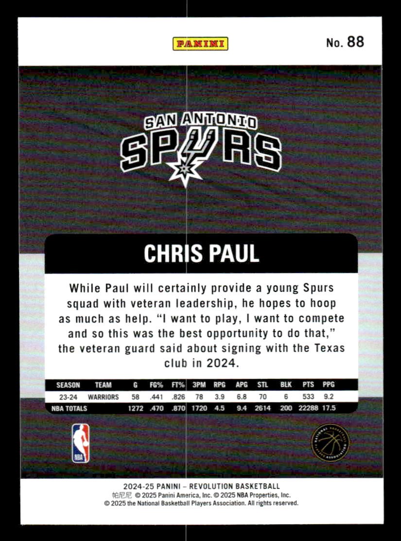 2024-25 Panini Revolution #88 Chris Paul