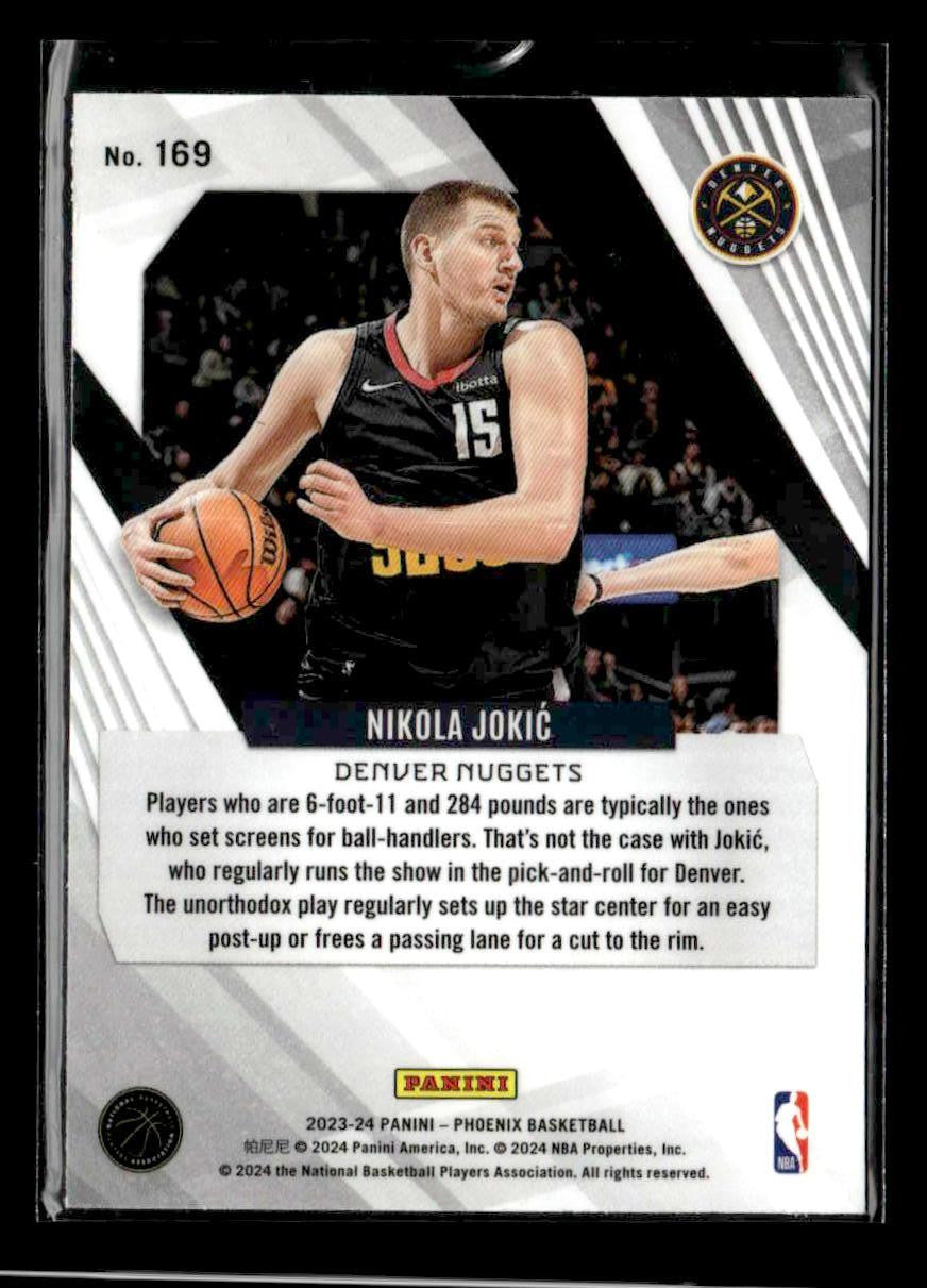 2023-24 Panini Phoenix #169 Nikola Jokic Phoenix Blue Ice