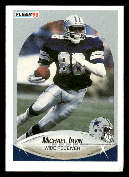 1990 Fleer #389 Michael Irvin