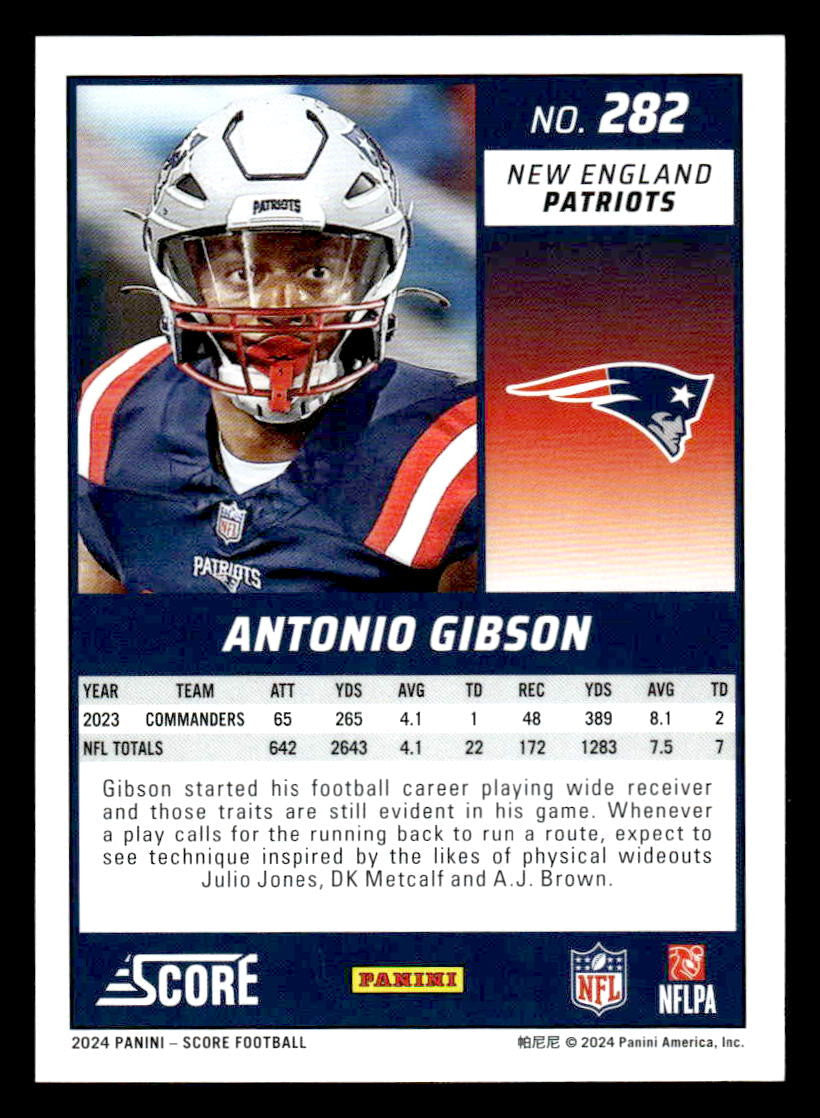 2024 Score #282 Antonio Gibson