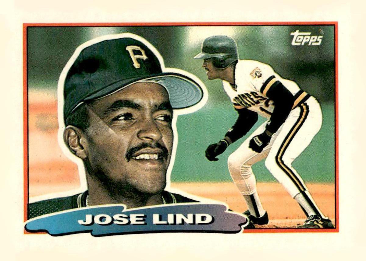 1988 Topps Big #106b Jose Lind