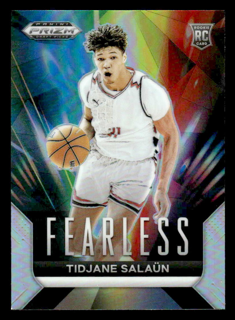 2024 Panini Prizm Draft Picks #4 Tidjane Salaun Fearless Prizms Silver