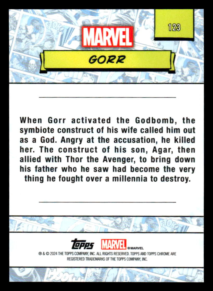 2024 Topps Chrome Marvel #123 Gorr