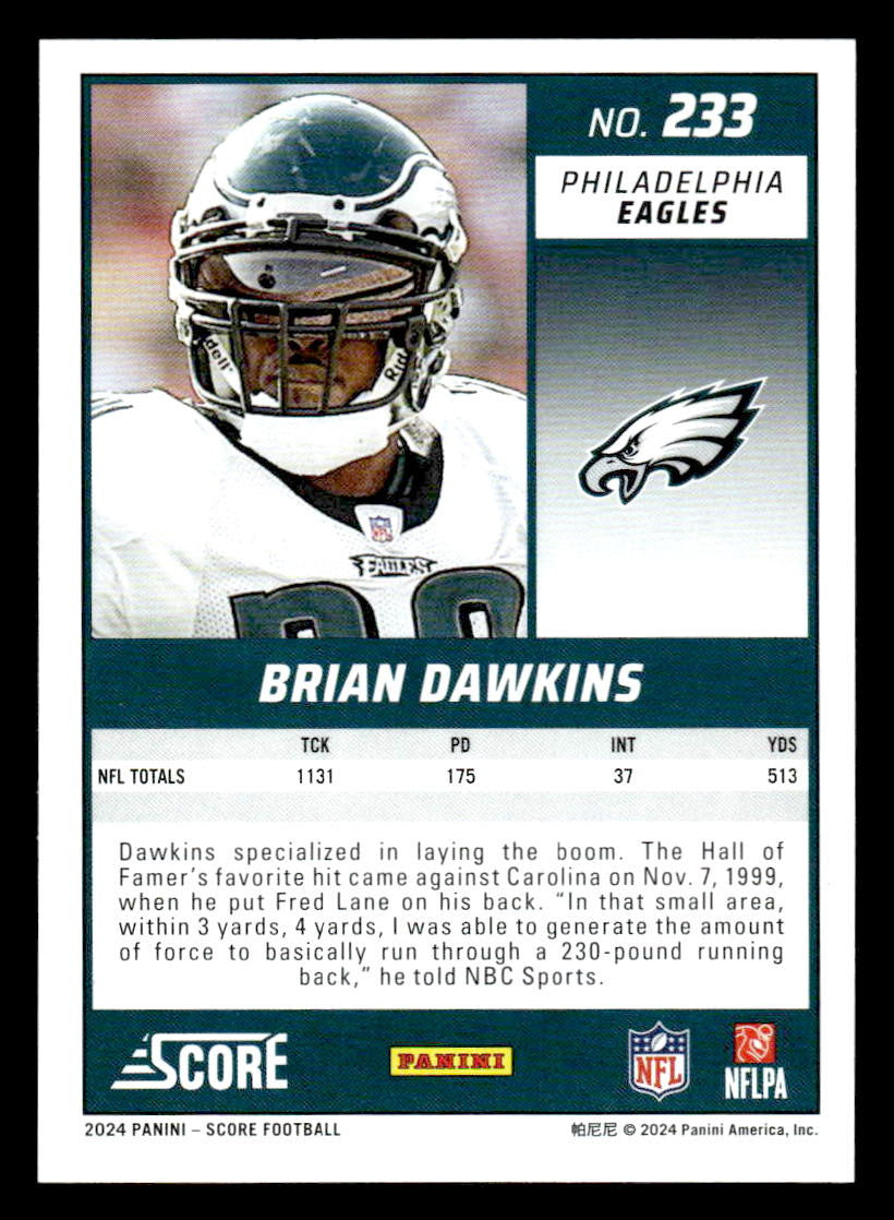 2024 Score #233 Brian Dawkins
