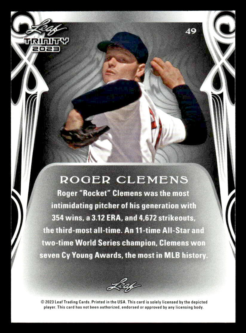 2023 Leaf Trinity #49 Roger Clemens
