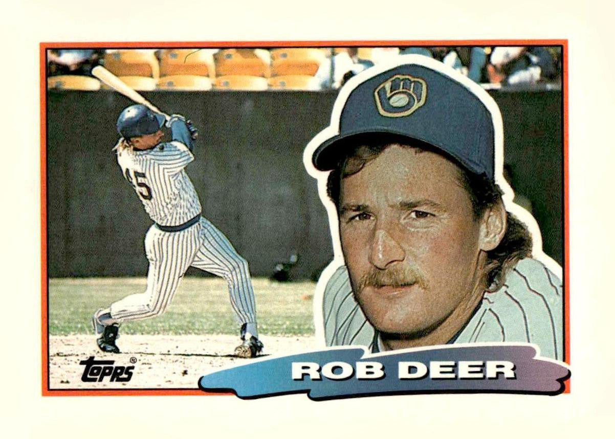 1988 Topps Big #151b Rob Deer