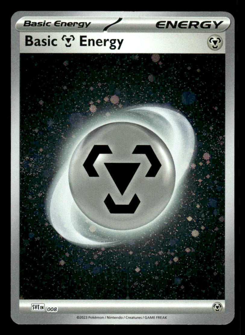 SV01: Scarlet & Violet Base Set #008 Basic Metal Energy (Cosmos Holo)