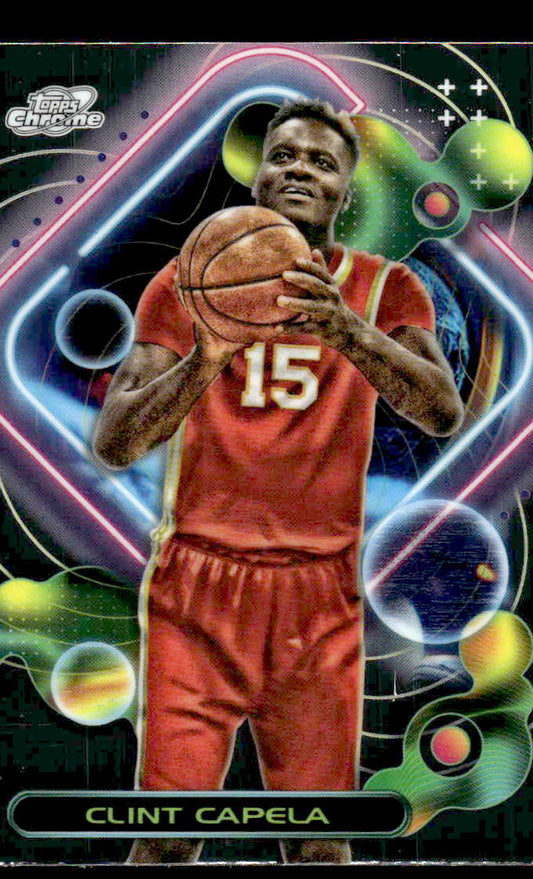 2023-24 Topps Chrome Cosmic #4 Clint Capela