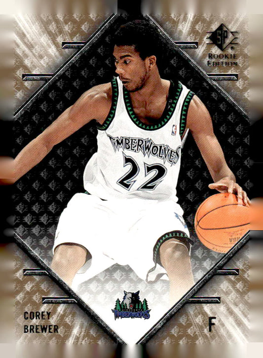 2007-08 SP Rookie Edition #65 Corey Brewer