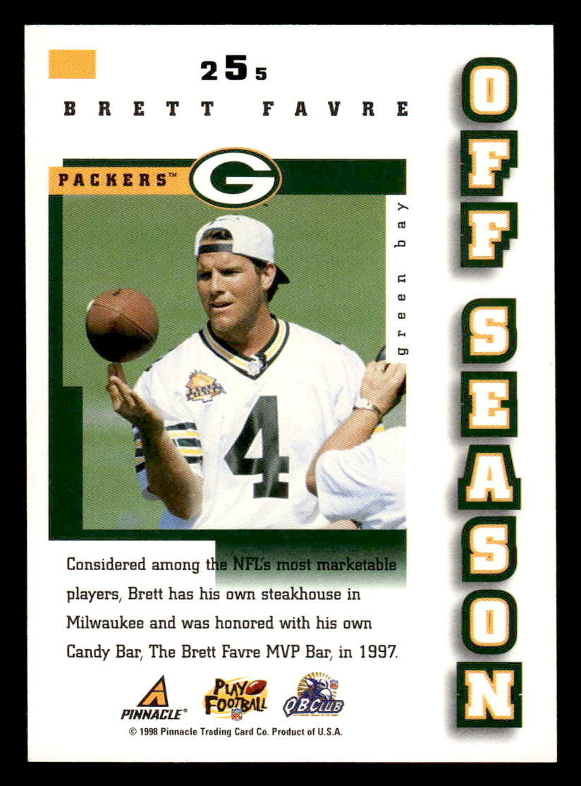 1998 Score #255 Brett Favre