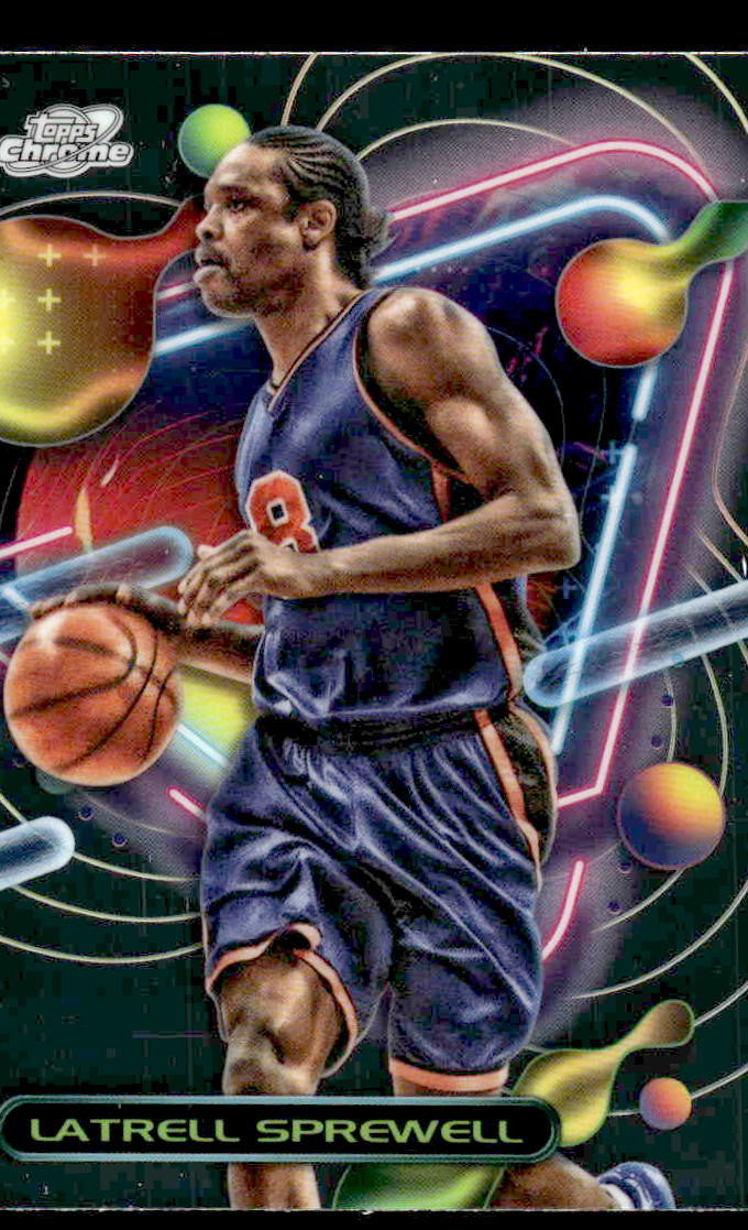 2023-24 Topps Chrome Cosmic #145 Latrell Sprewell