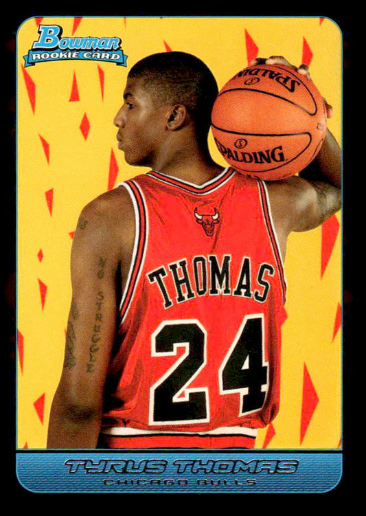 2006-07 Bowman #123 Tyrus Thomas