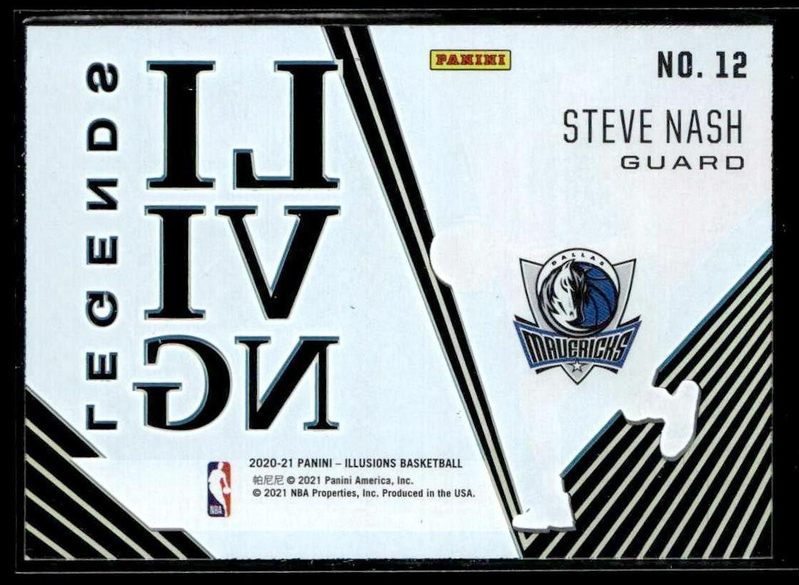 2020-21 Panini Illusions #12 Steve Nash Living Legends