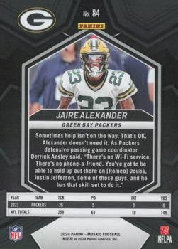2024 Panini Mosaic #84 Jaire Alexander
