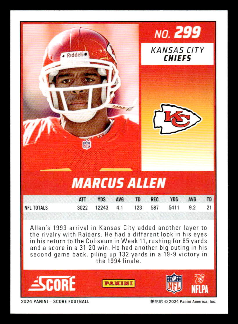 2024 Score #299 Marcus Allen