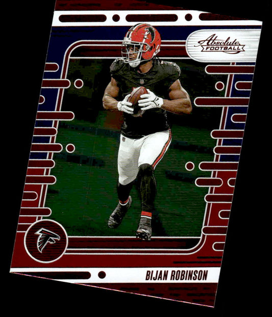 2024 Panini Absolute #5 Bijan Robinson Red and Blue