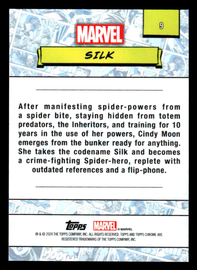 2024 Topps Chrome Marvel #9 Silk