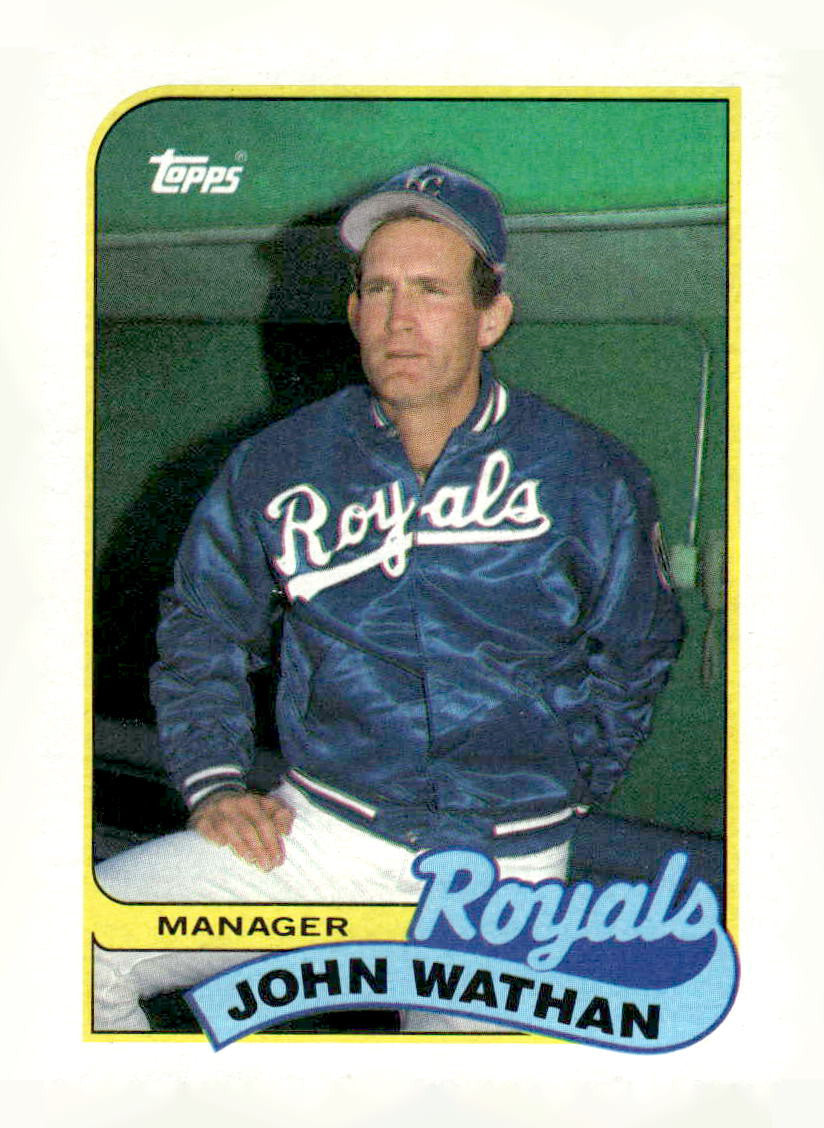 1989 Topps #374 John Wathan