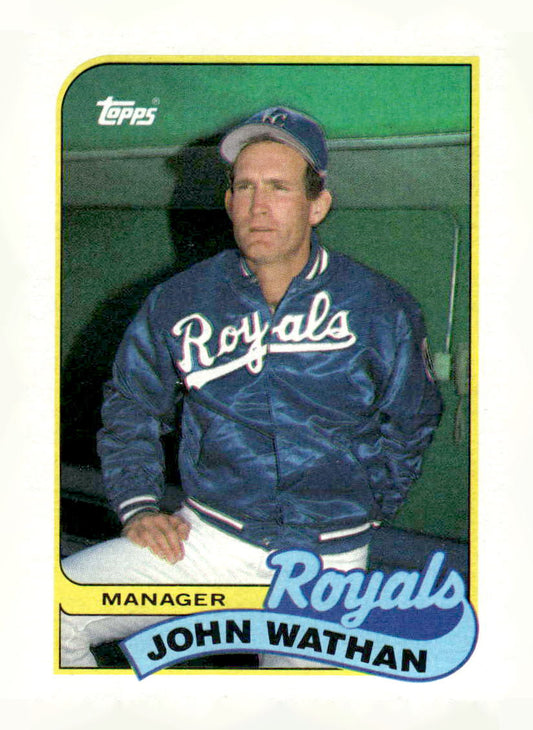 1989 Topps #374 John Wathan