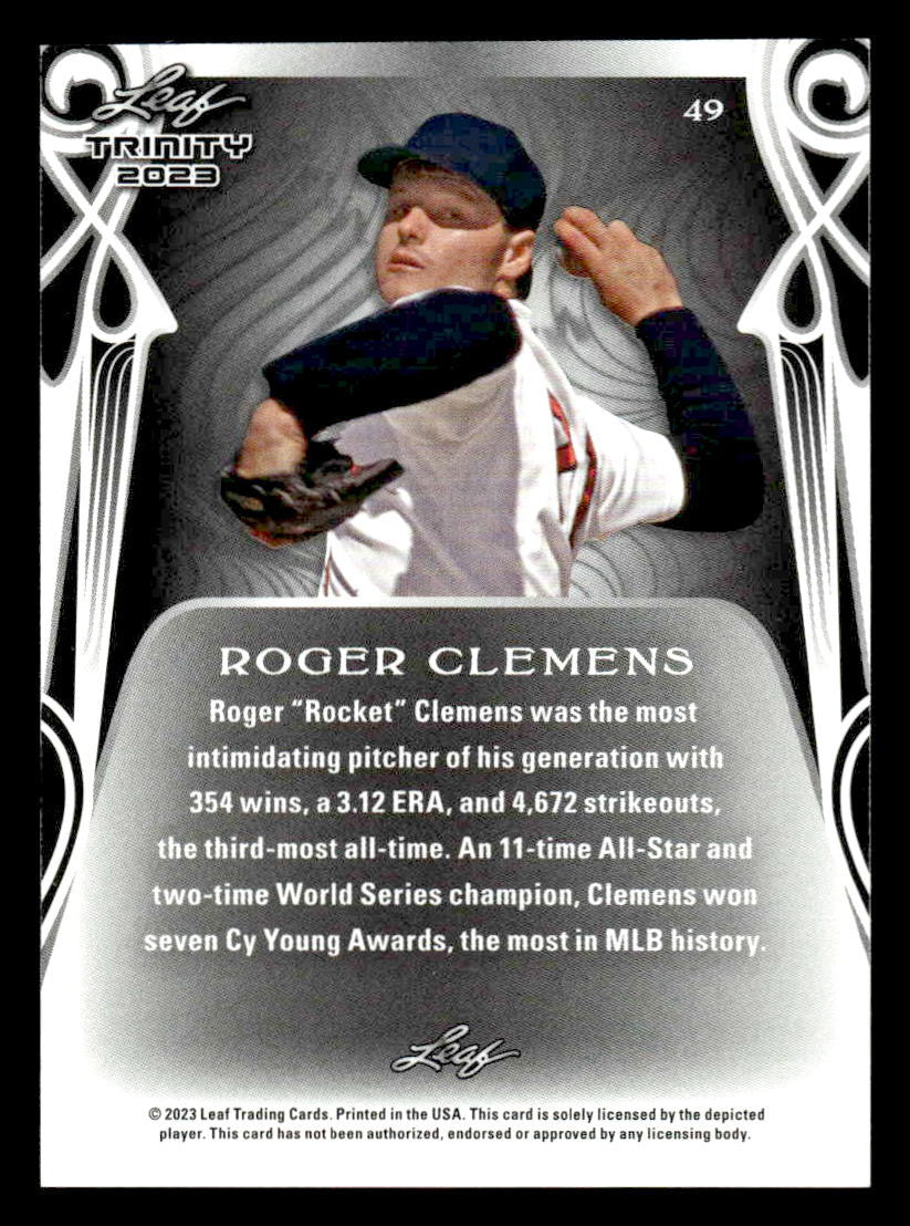2023 Leaf Trinity #49 Roger Clemens