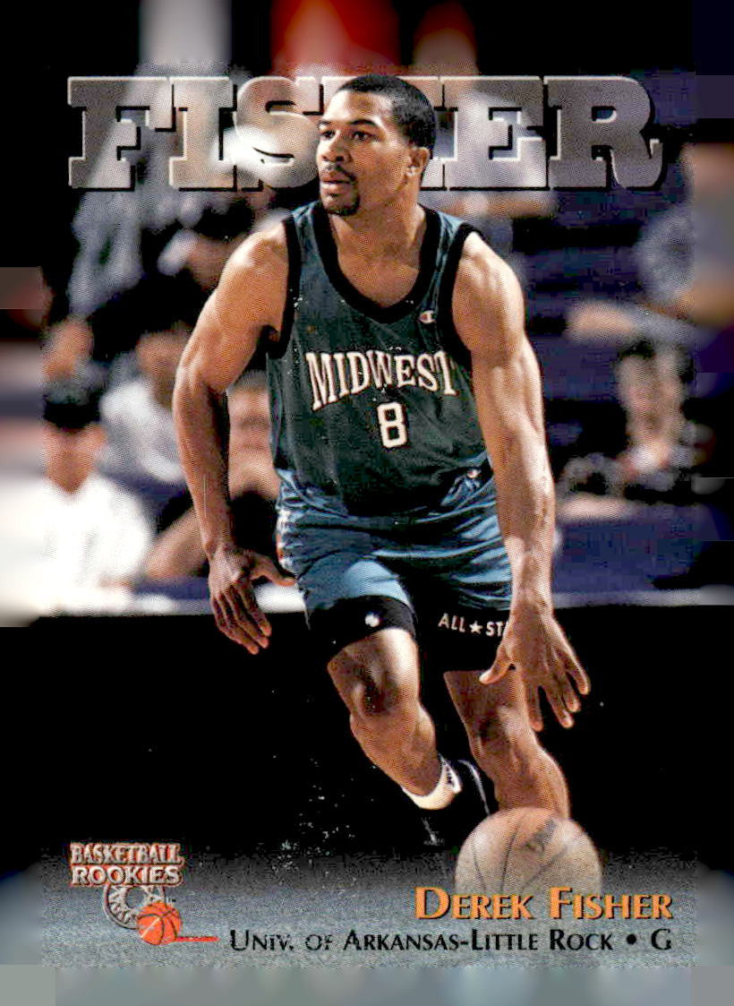 1996 Score Board Rookies #52 Derek Fisher