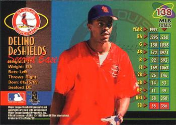 1998 Metal Universe #138 Delino DeShields