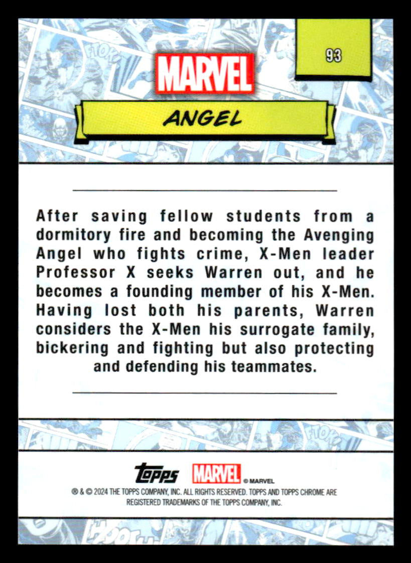 2024 Topps Chrome Marvel #93 Angel