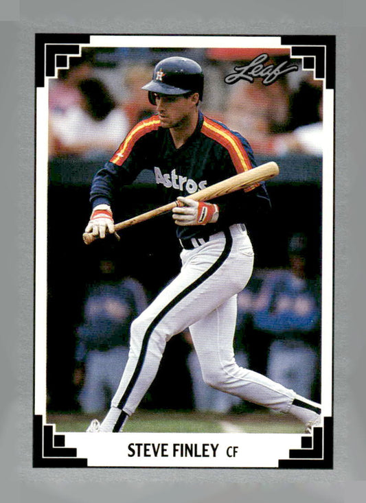 1991 Leaf #231 Steve Finley