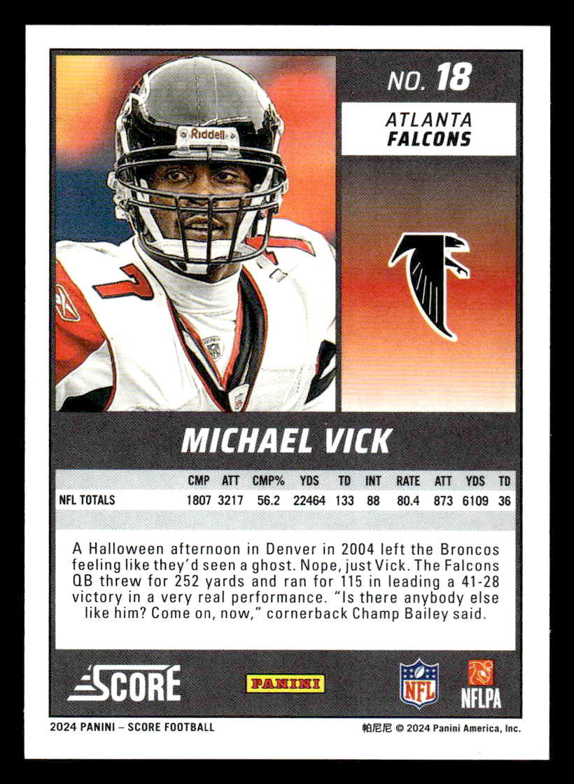 2024 Score #18 Michael Vick