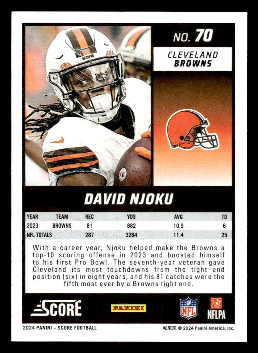 2024 Score #70 David Njoku