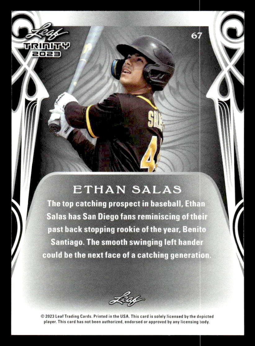 2023 Leaf Trinity #67 Ethan Salas