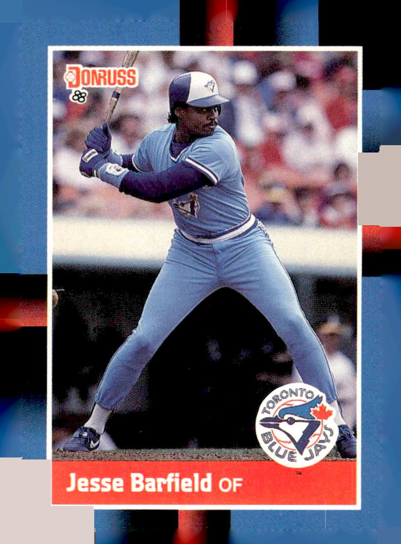 1988 Donruss #442b Jesse Barfield