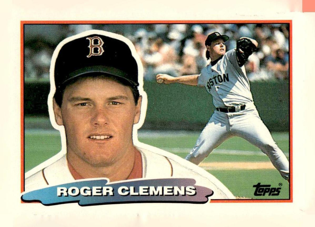1988 Topps Big #118a Roger Clemens