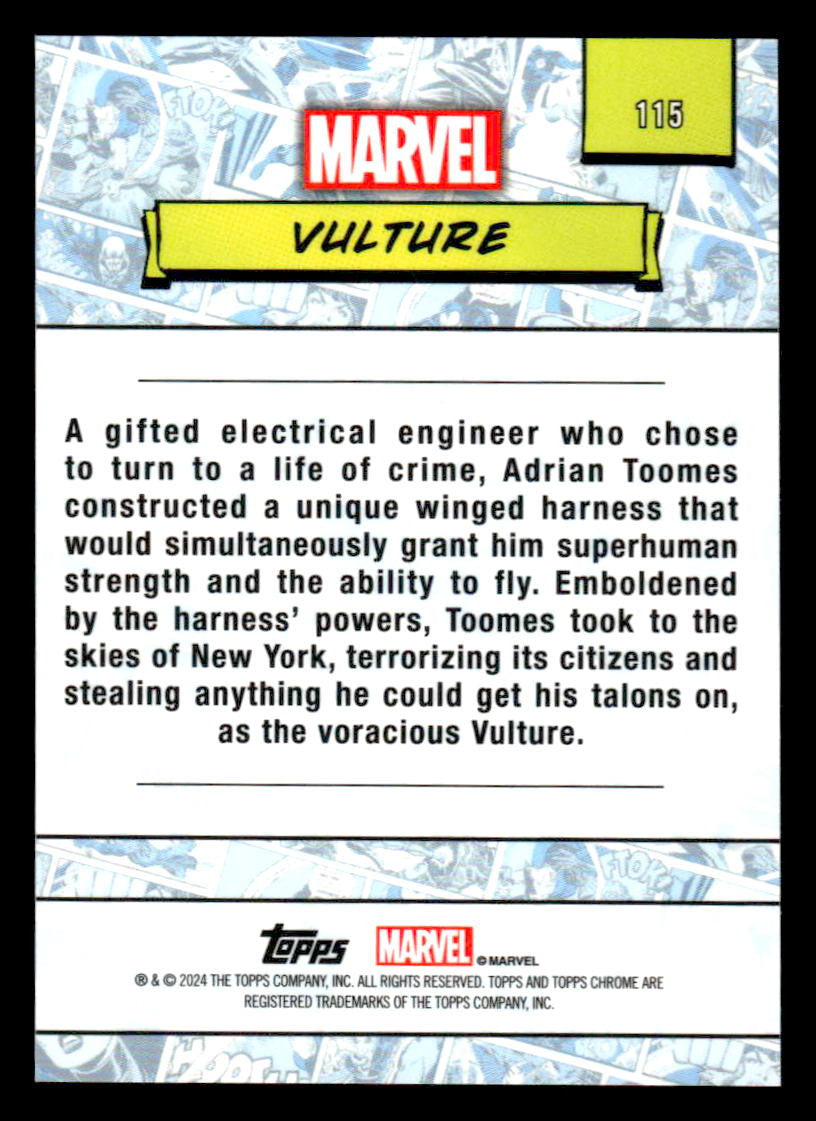 2024 Topps Chrome Marvel #115 Vulture