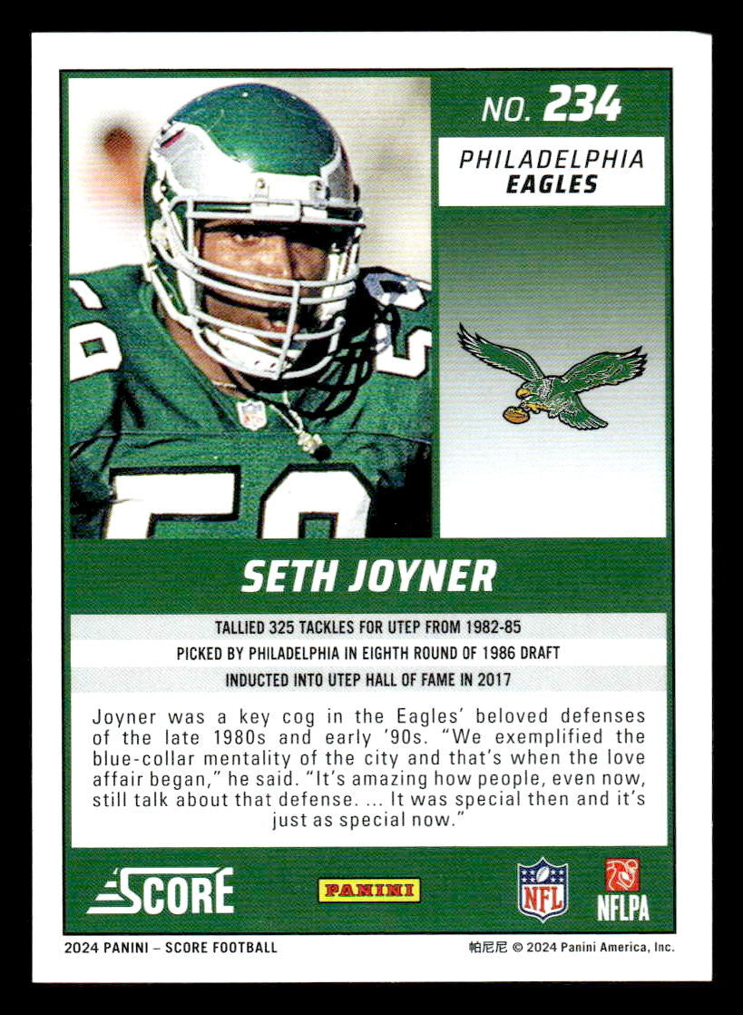 2024 Score #234 Seth Joyner