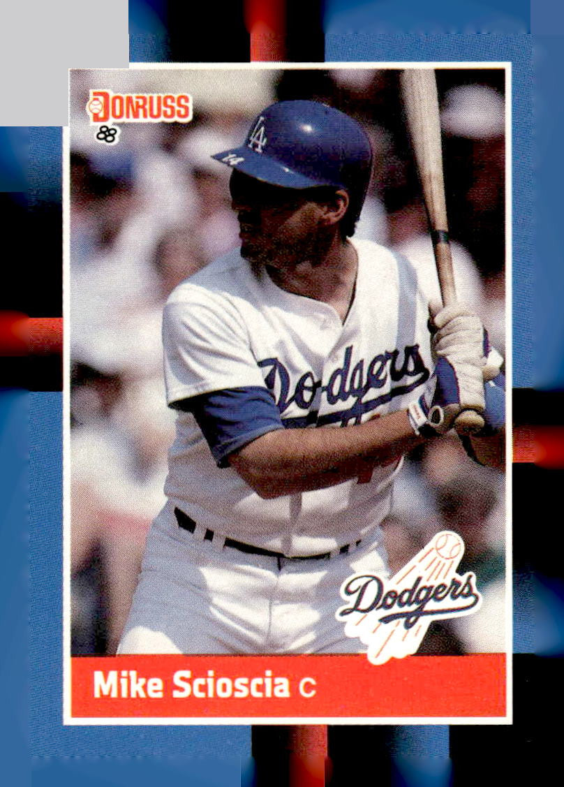 1988 Donruss #106c Mike Scioscia