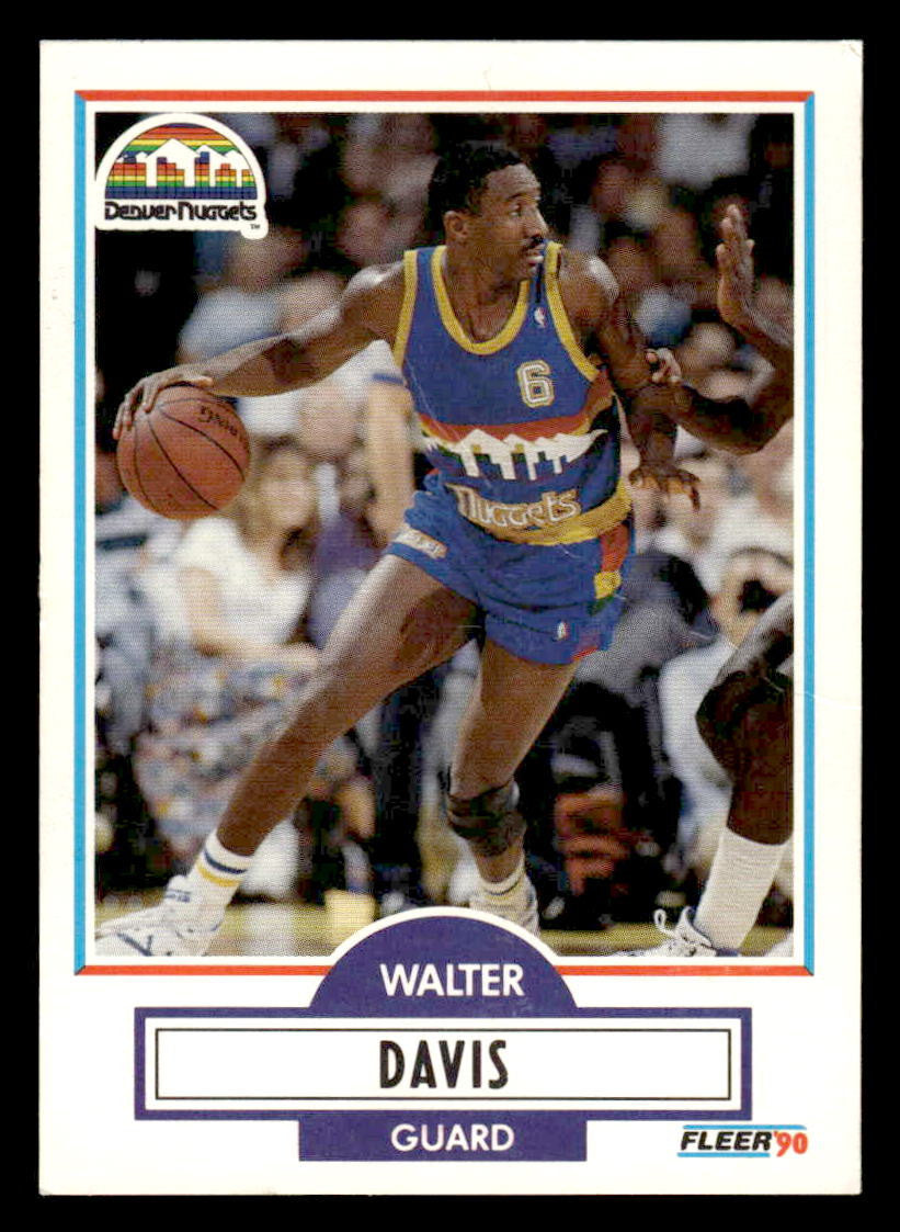 1990-91 Fleer #47 Walter Davis
