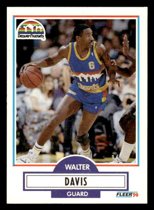 1990-91 Fleer #47 Walter Davis