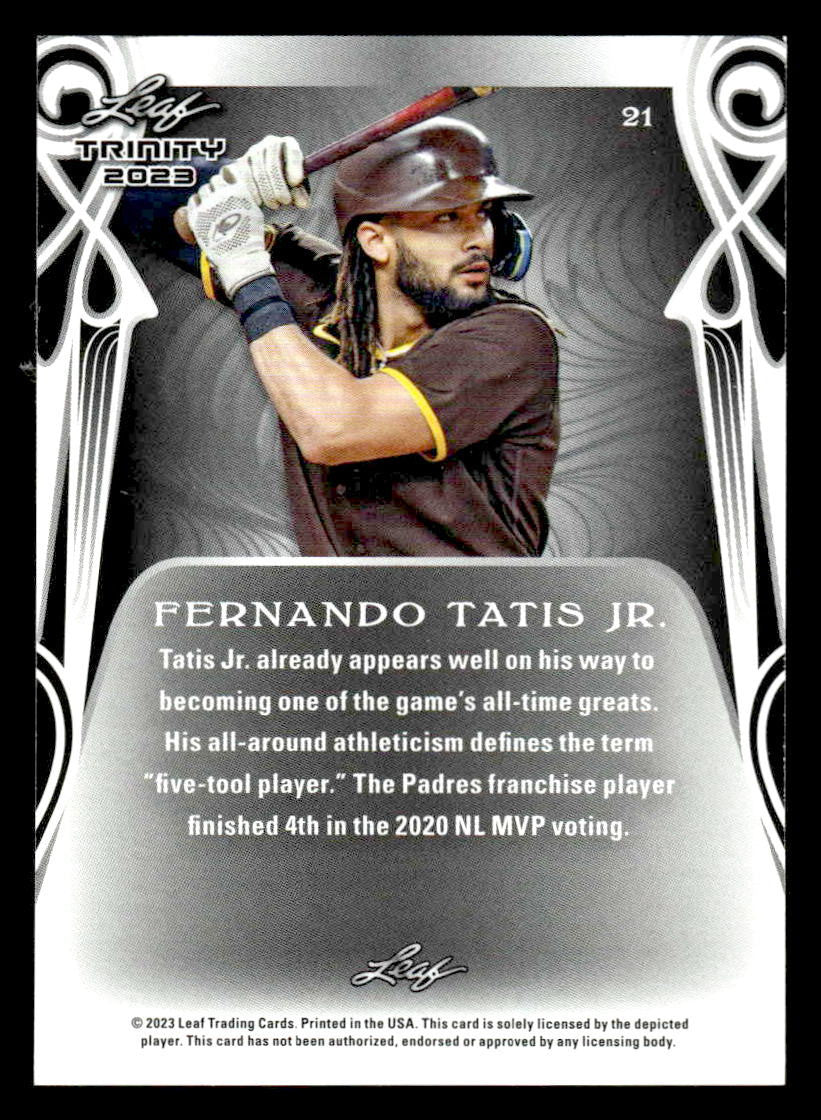 2023 Leaf Trinity #21 Fernando Tatis Jr.