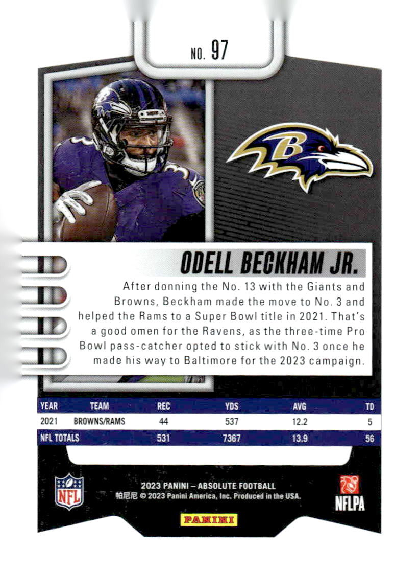 2023 Panini Absolute #97 Odell Beckham Jr. Retail