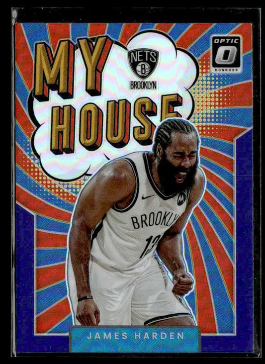 2021-22 Donruss Optic #13 James Harden My House Purple