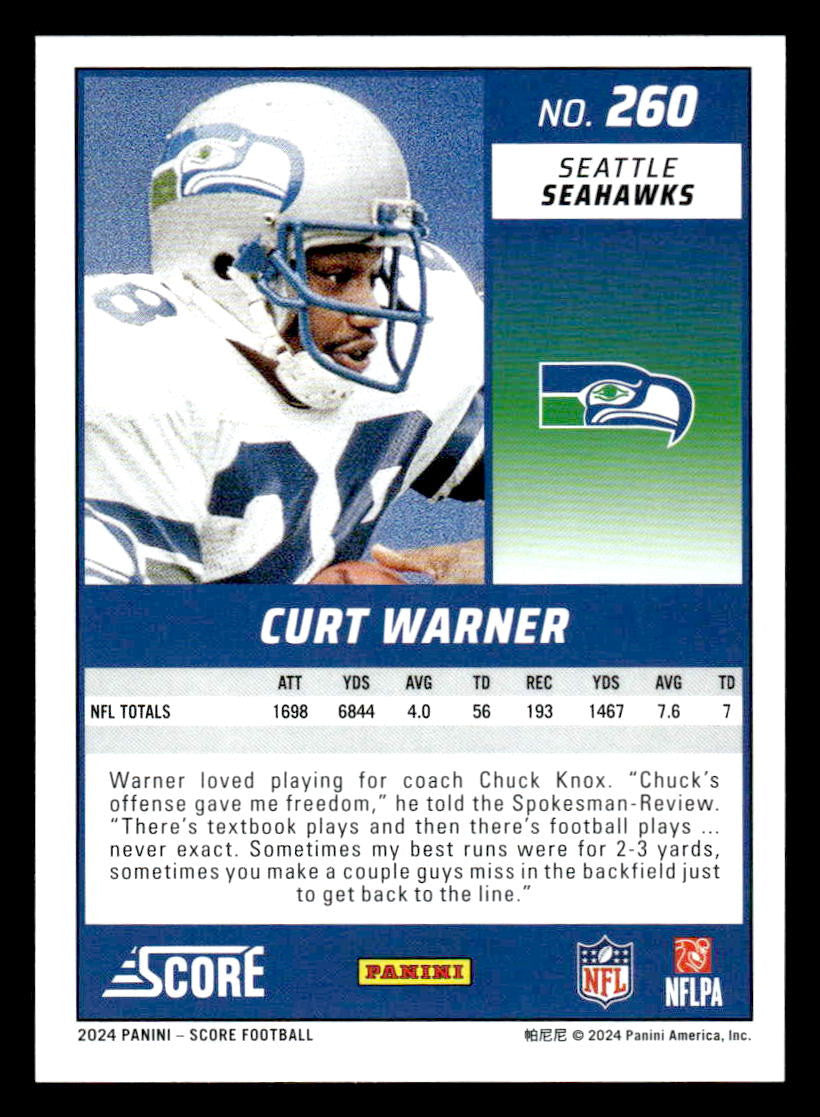 2024 Score #260 Curt Warner