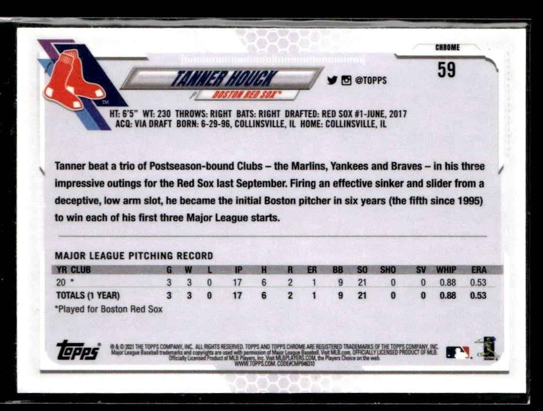 2021 Topps Chrome #59 Tanner Houck