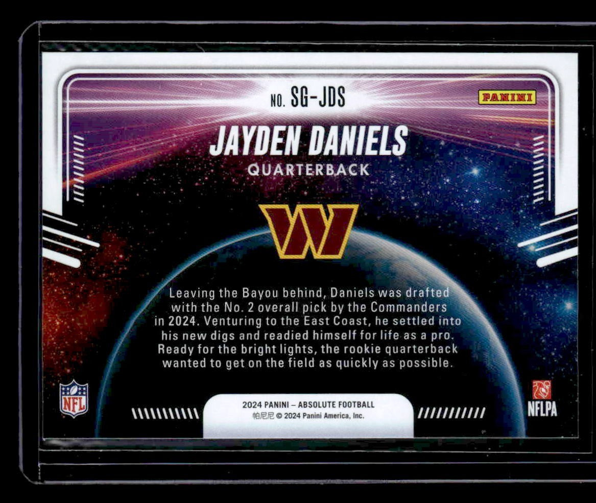2024 Panini Absolute #SG-JDS Jayden Daniels Star Gazing