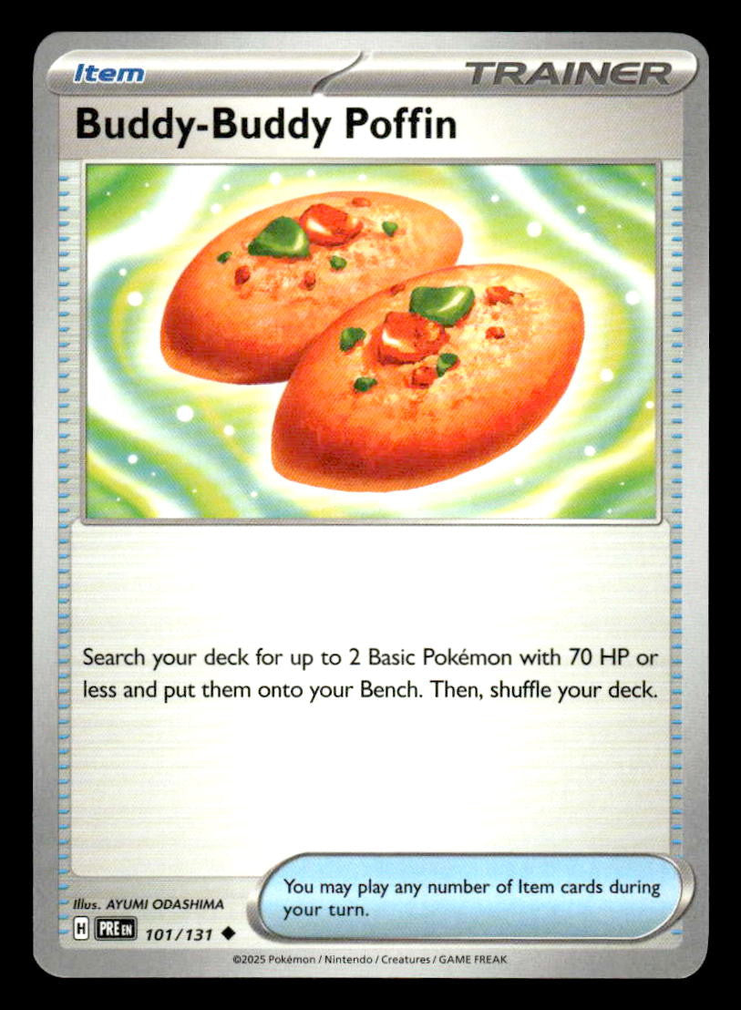 SV: Prismatic Evolutions #101/131 Buddy-Buddy Poffin Uncommon
