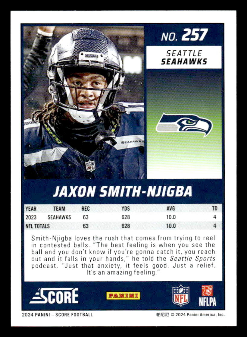 2024 Score #257 Jaxon Smith-Njigba