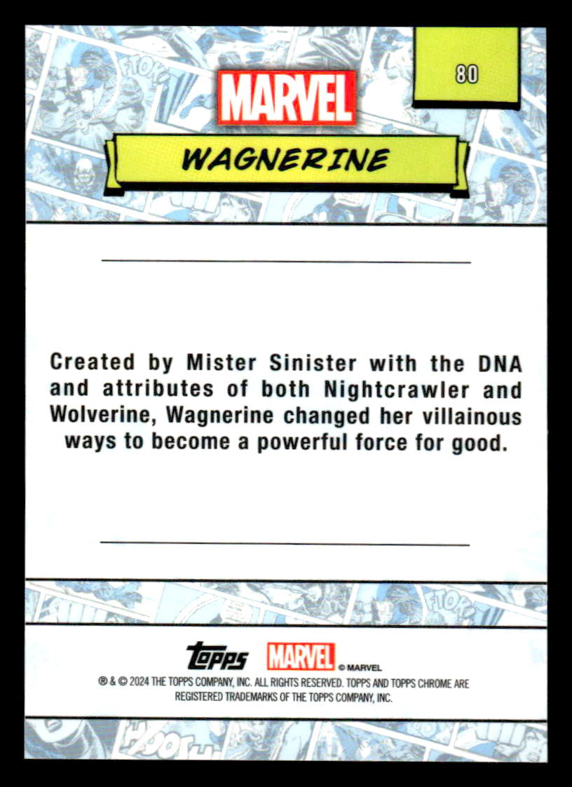 2024 Topps Chrome Marvel #80 Wagnerine