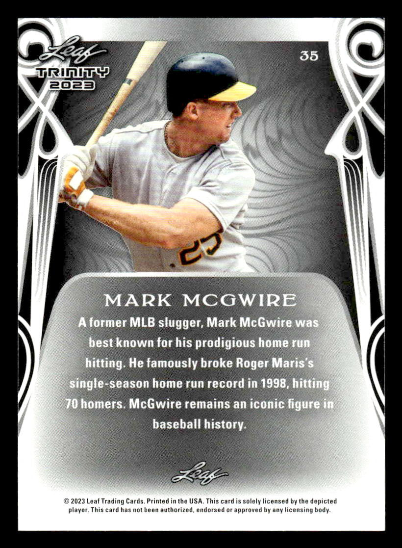 2023 Leaf Trinity #35 Mark McGwire