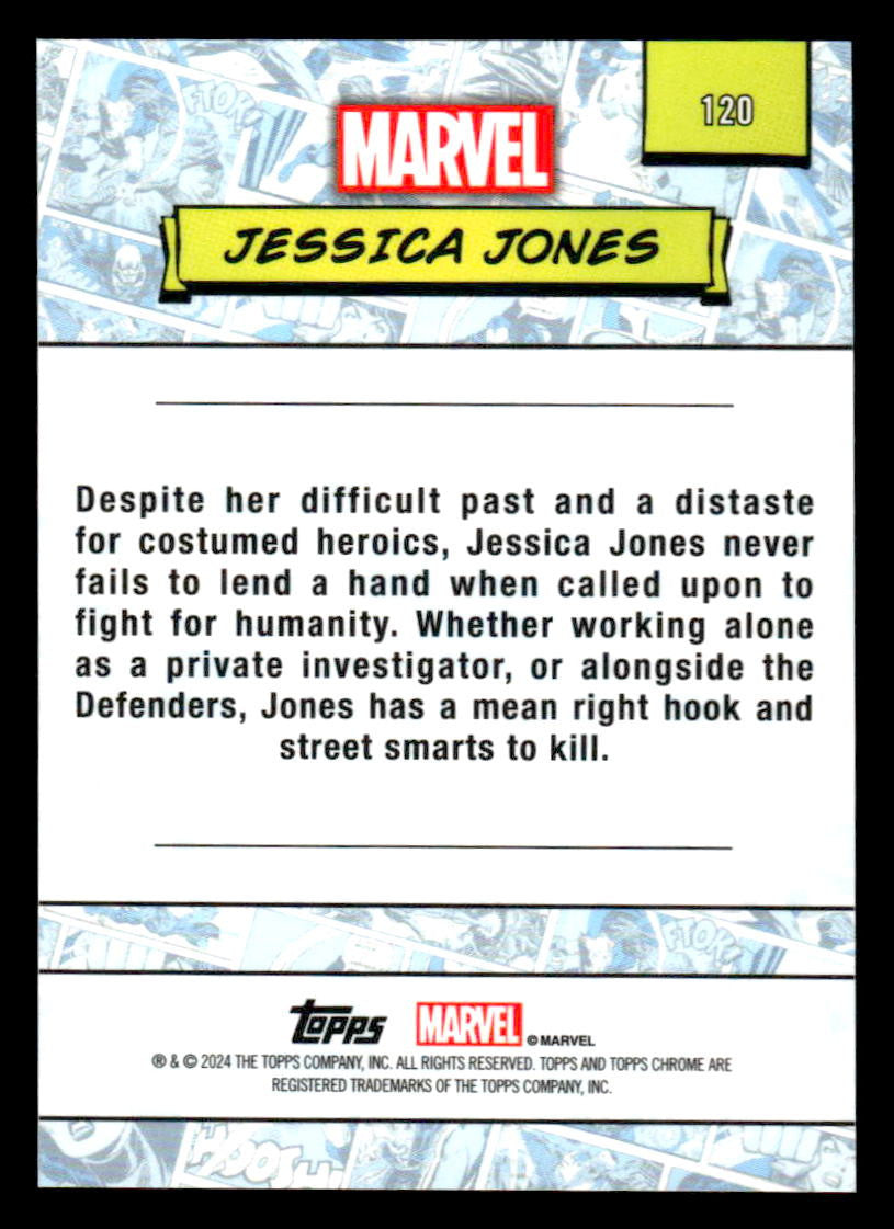 2024 Topps Chrome Marvel #120 Jessica Jones